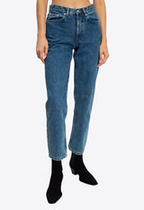 A.P.C. Martin High-Rise Straight-Leg Jeans Blue COGUT F09122-IAB