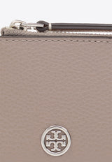 Tory Burch Robinson Pebbled Leather Zip Cardholder Multicolor 146012 0-082