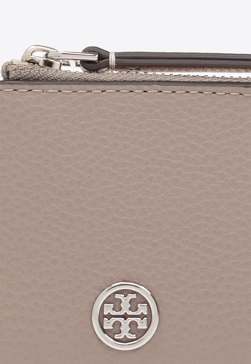 Tory Burch Robinson Pebbled Leather Zip Cardholder Multicolor 146012 0-082