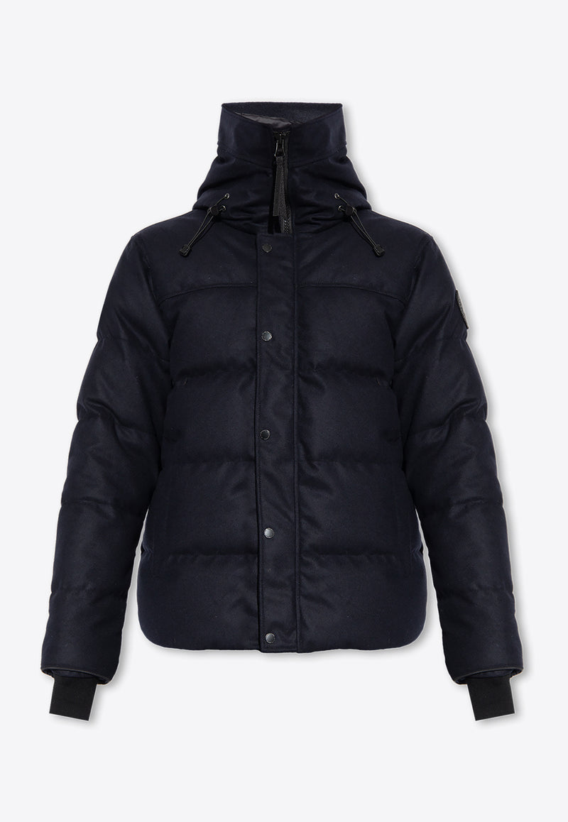 Canada Goose MacMillan Wool Down Jacket Navy 3804M1 0-ATLANTIC NAVY MELANGE