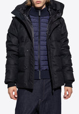 Canada Goose MacMillan Wool Down Jacket Black 3804M1 0-CARBON MELANGE