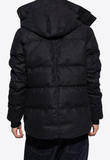 Canada Goose MacMillan Wool Down Jacket Black 3804M1 0-CARBON MELANGE