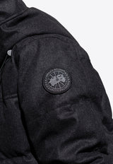 Canada Goose MacMillan Wool Down Jacket Black 3804M1 0-CARBON MELANGE