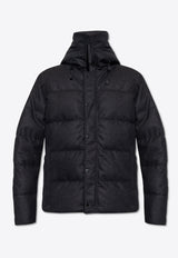 Canada Goose MacMillan Wool Down Jacket Black 3804M1 0-CARBON MELANGE