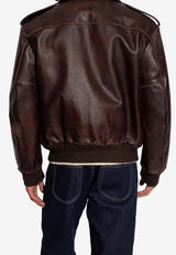 Bally Zip-Up Leather Jacket MLE02M VT435-U806