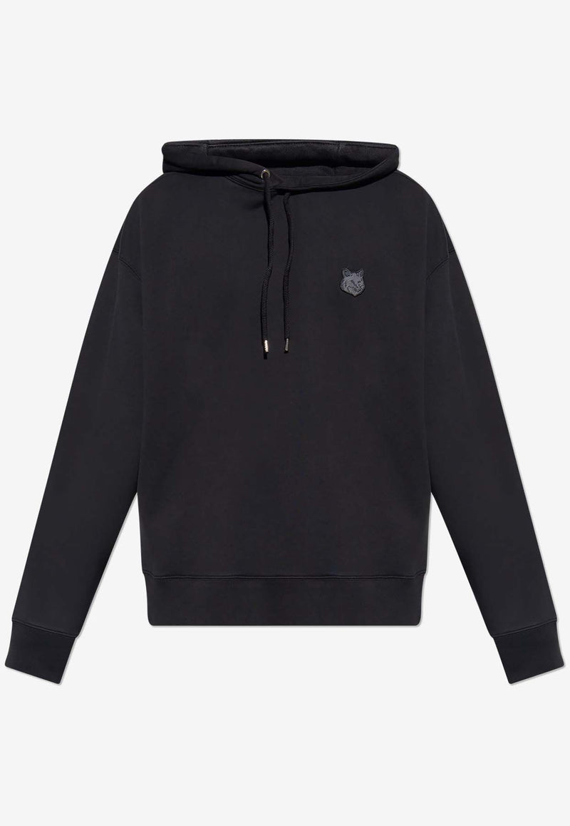 Maison Kitsuné Logo-Embroidered Hooded Sweatshirt LM00705KM0001 0-P199