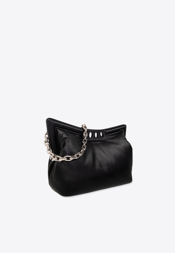 Alexander McQueen The Peak Shoulder Bag Black 770631 1BLHI-1000