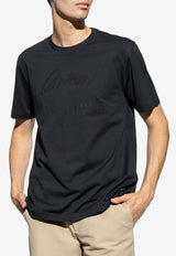 Brioni Logo-Printed Crewneck T-shirt UJCH0L OA621-1000