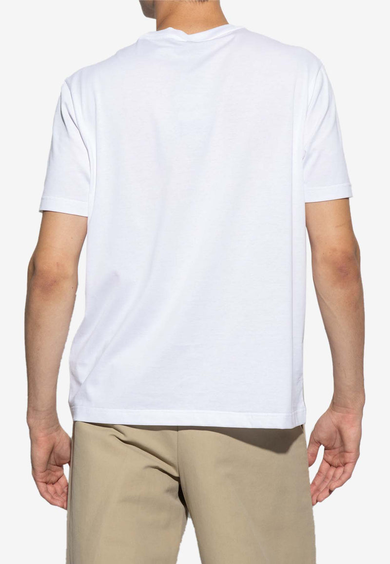 Brioni Logo-Printed Crewneck T-shirt UJCH0L OA621-9000