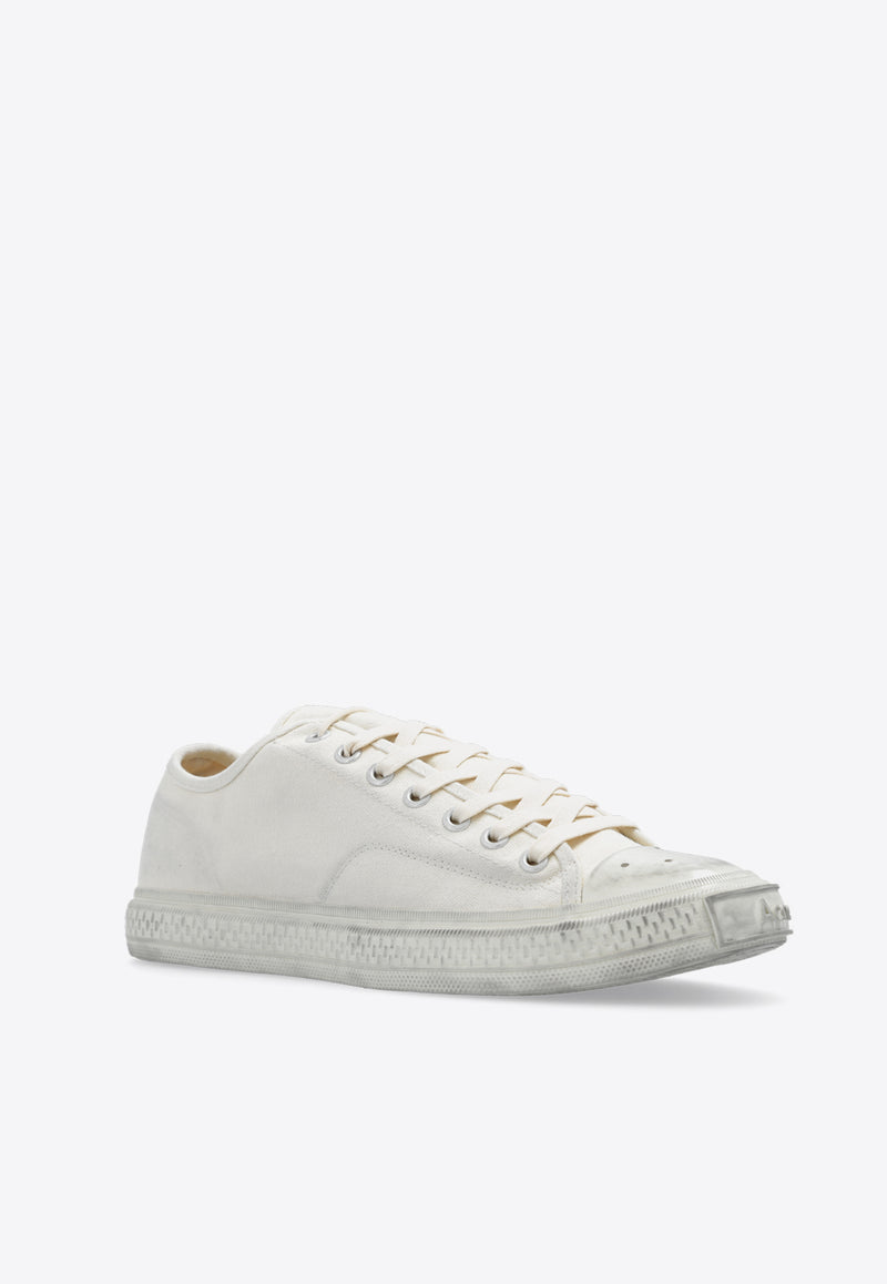 Acne Studios Vintage Canvas Low-Top Sneakers White BALLOW SOFT TUMBLED TAG M BD0225-CGG-OFF WHITE OFF WHITE