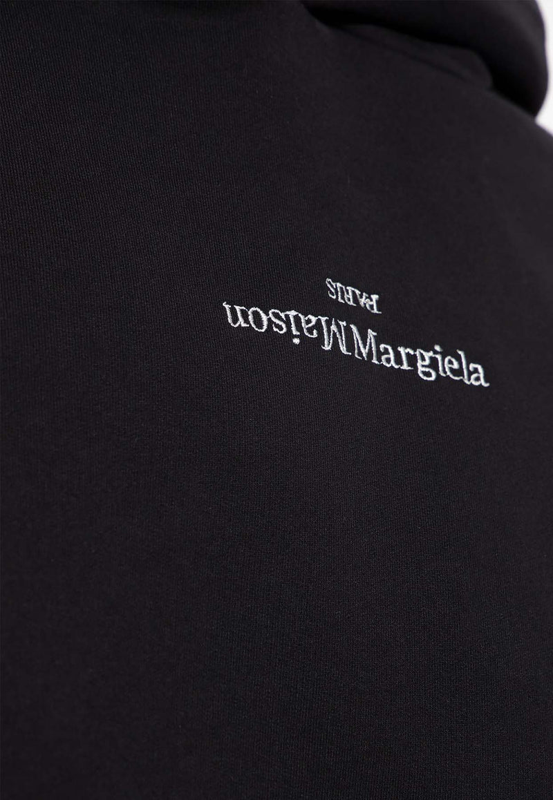 Maison Margiela Reversed Embroidered-Logo Hooded Sweatshirt S50GU0167 S25503-962