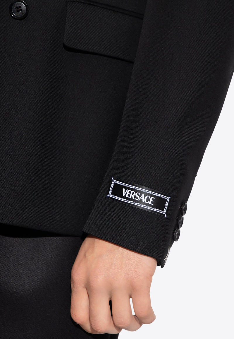 Versace Double-Breasted Wool Blazer 1012492 1A07978-1B000