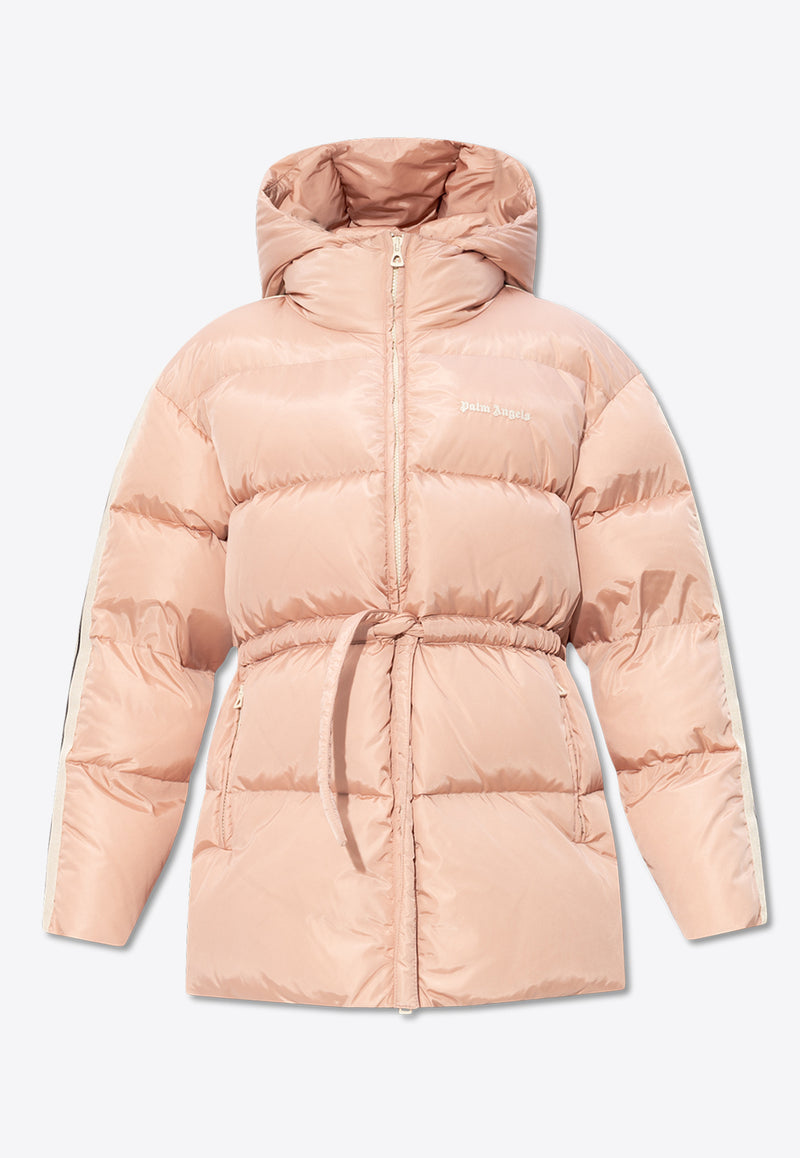 Palm Angels Logo Down Jacket Pink PWED020F23 FAB001-3003