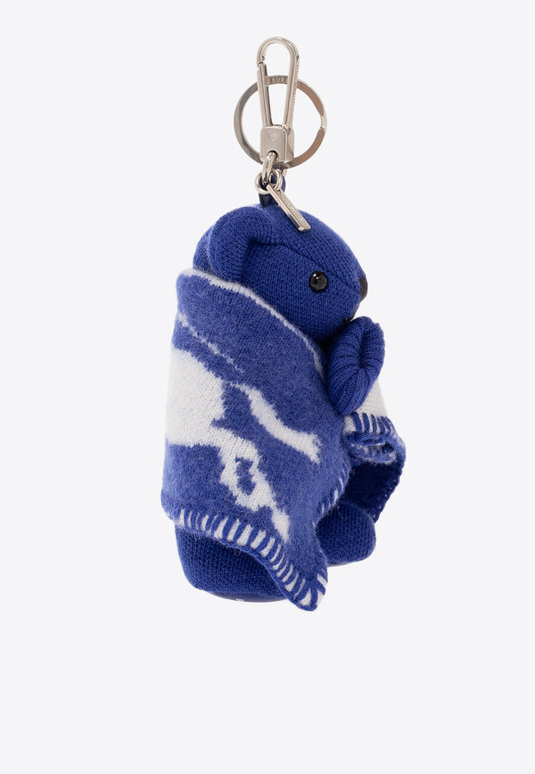 Burberry Thomas Teddy Bear Charm Blue 8078760 B7323-KNIGHT