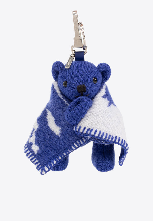 Burberry Thomas Teddy Bear Charm Blue 8078760 B7323-KNIGHT