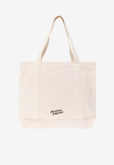 Maison Kitsuné Logo-Printed Tote Bag LW05101WW0050 0-P700