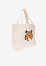 Maison Kitsuné Logo-Printed Tote Bag LW05101WW0050 0-P700