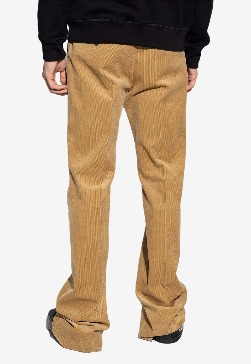 Dsquared2 Corduroy Straight-Leg Slouch Pants S71KB0551 S78132-124