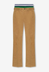 Dsquared2 Corduroy Straight-Leg Slouch Pants S71KB0551 S78132-124