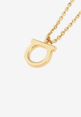 Salvatore Ferragamo Large Gancini Chain Necklace Gold 760133 NKL GANCI 12 696658 GCOLLO/OROGVLC