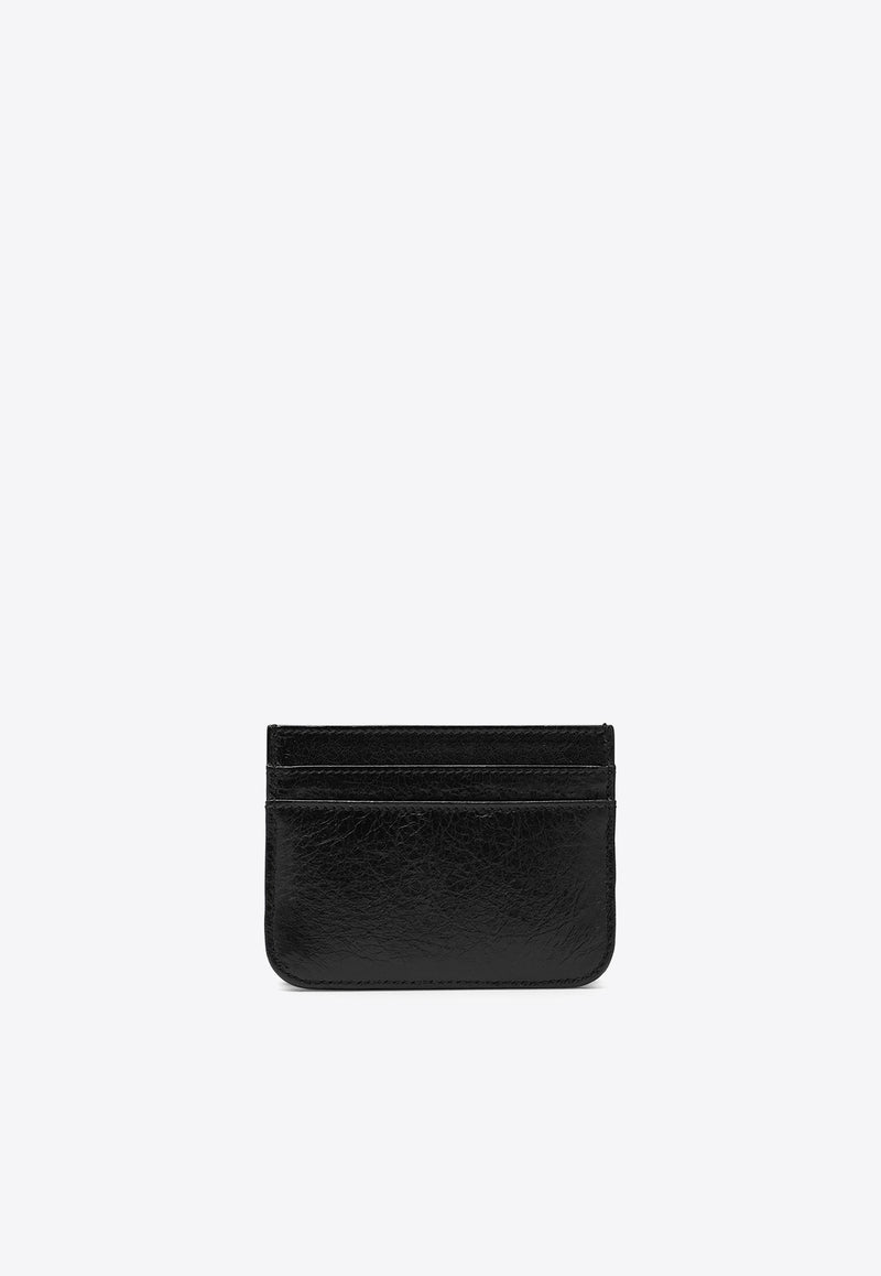 Balenciaga Logo-Plaque Leather Cardholder 7654632AAXB/O_BALEN-1000