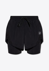 Adidas By Stella McCartney TruePurpose Two-Layered Training Shorts Black 620463909000