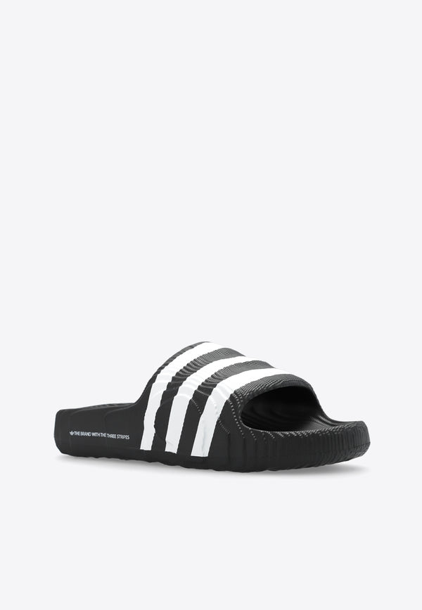 Adidas Originals Adilette 22 Rubber Slides Black IF3670 M-CBLACK CBLACK FTWWHT