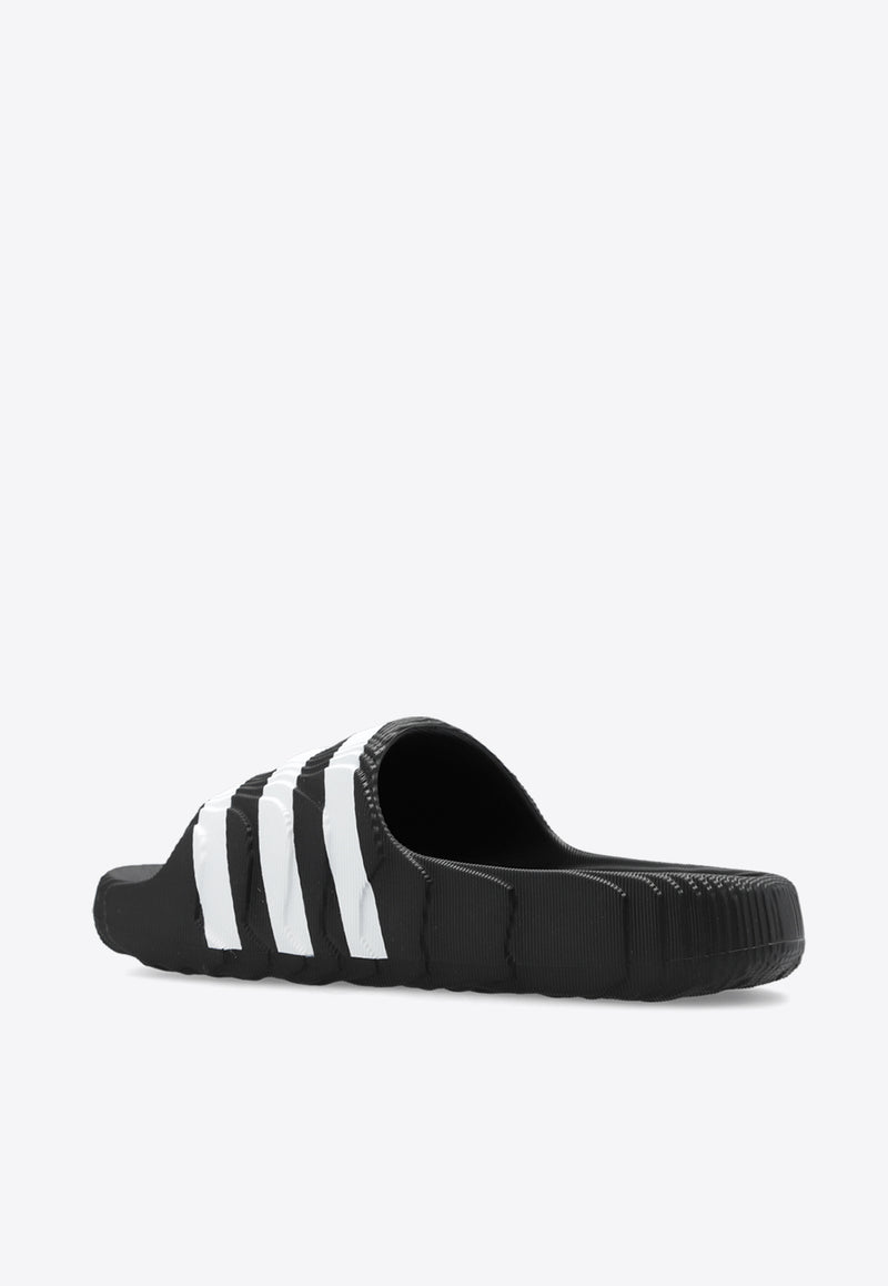 Adidas Originals Adilette 22 Rubber Slides Black IF3670 F-CBLACK CBLACK FTWWHT