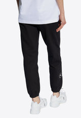 Adidas By Stella McCartney Logo Print Track Pants Black IB6860 0-BLACK