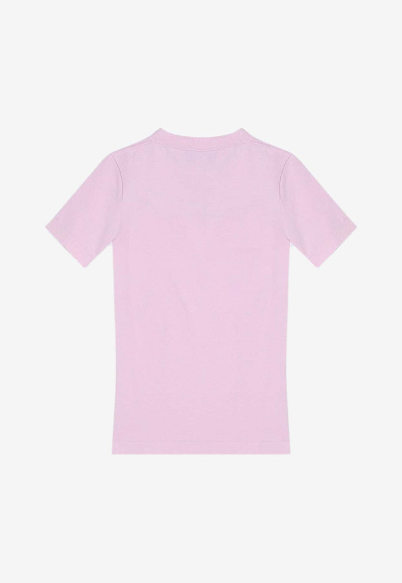 Balenciaga Beverly Hills Short-Sleeved T-shirt 768075TQVS5/P_BALEN-5708 Pink