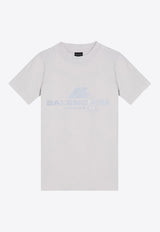 Balenciaga Activewear Logo Print T-shirt White 768075TQVU1/P_BALEN-9016