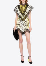 The Attico Jace Cheetah-Print Mini Dress Multicolor 236WCA199V065P_499