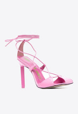 The Attico Adele 105 Calf Leather Sandals Pink 236WS411L002_315