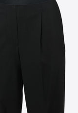 MSGM Wide-Leg Tailored Pants Black 3541MDP10237606_99