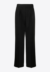 MSGM Wide-Leg Tailored Pants Black 3541MDP10237606_99