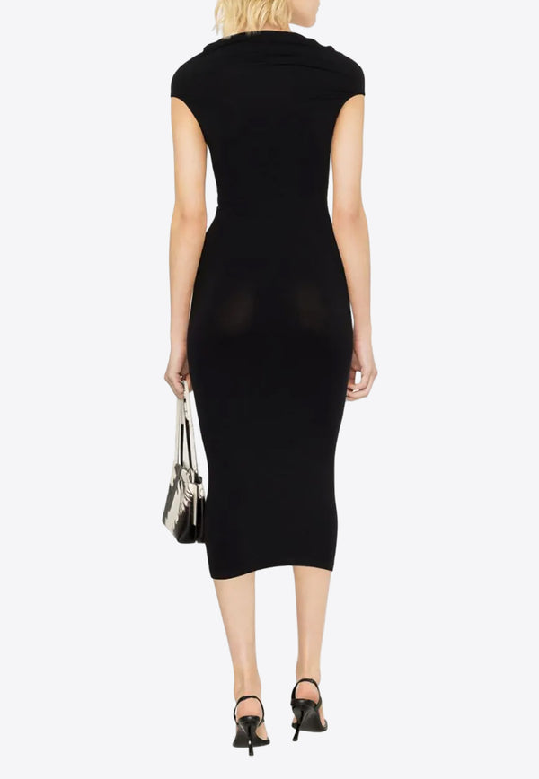 Wolford Fatal Cut-Out Midi Dress Black 50796_7005