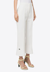 MSGM Cropped Flared Pants White 3541MDP07237612_02