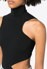 Wolford Warm Up Cut-Out Bodysuit Black 79282_7005