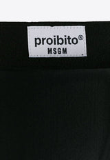 MSGM Proibito Logo Briefs Black 2744MDI10619579399