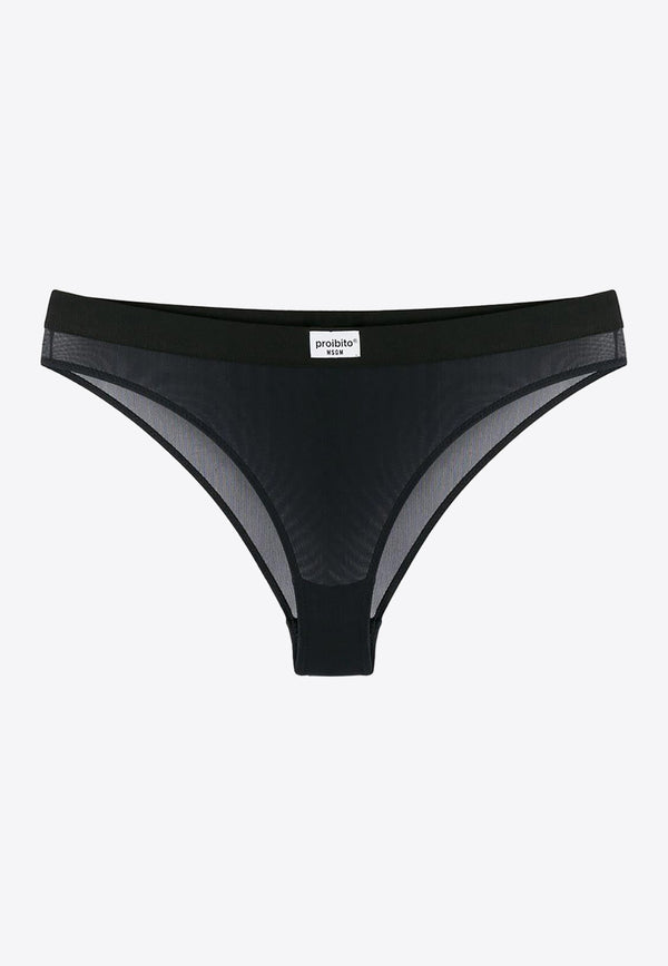 MSGM Proibito Logo Briefs Black 2744MDI10619579399