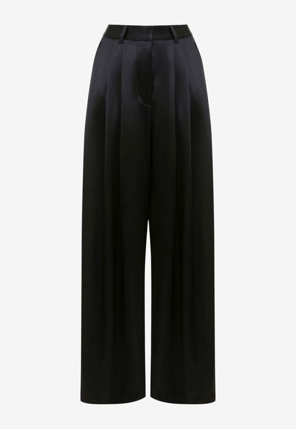 JW Anderson Wide-Leg Pleated Pants TR0316PG1420_999 Black