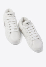 Prada Triangle Logo Padded Sneakers White 1E204NF0252DL8_F0009