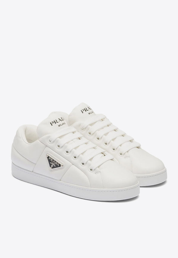 Prada Triangle Logo Padded Sneakers White 1E204NF0252DL8_F0009