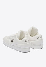 Prada Triangle Logo Padded Sneakers White 1E204NF0252DL8_F0009