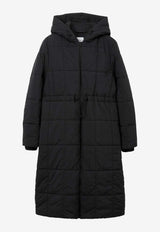 Burberry Quilted Hooded Coat 8074089_A1189 Black