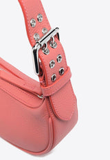 By Far Mini Soho Leather Shoulder Bag Pink 22PFMNSSSLMFLTSMA