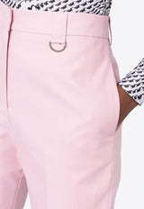 MSGM Tailored Cropped Pants Pink 3141MDP0521760612