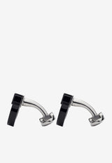 Salvatore Ferragamo Gancio Cufflinks 770120 CLNK GSTONE 708714 GEMONICE PLDLCD