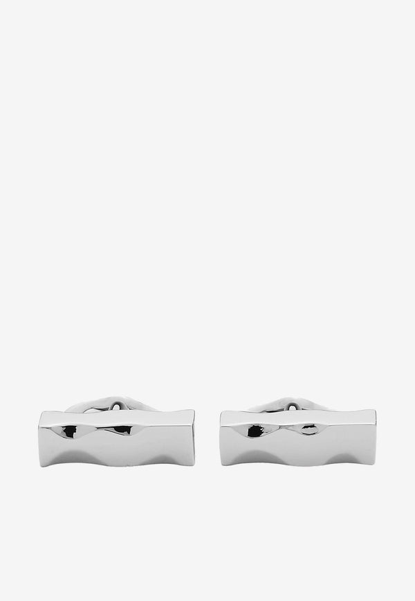 Salvatore Ferragamo Bar Cufflinks 770322 CLNK BLADE 764556 PALLADIO Silver