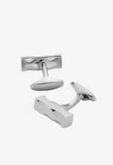 Salvatore Ferragamo Bar Cufflinks 770322 CLNK BLADE 764556 PALLADIO Silver